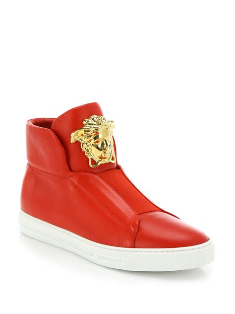 red versace sneakers|versace heel sale.